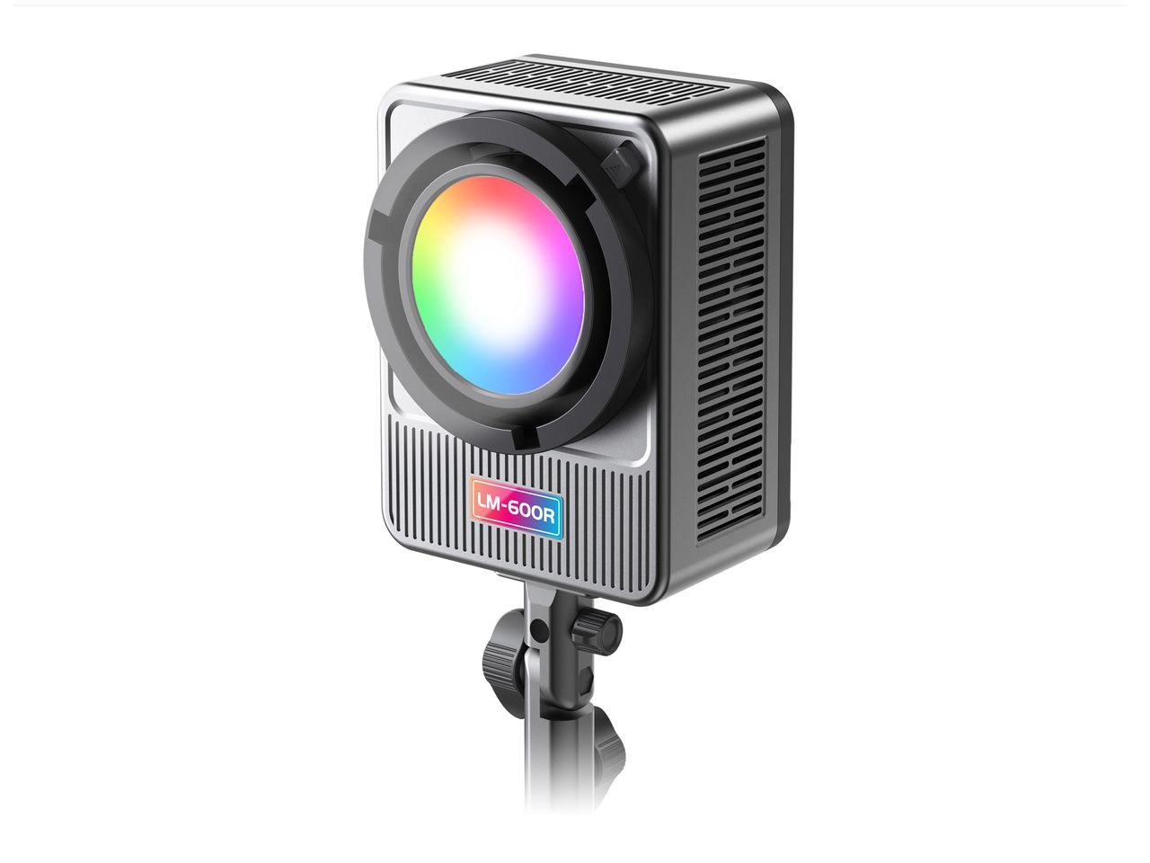 Lumens LM-600R RGB COB Light Front Angle View