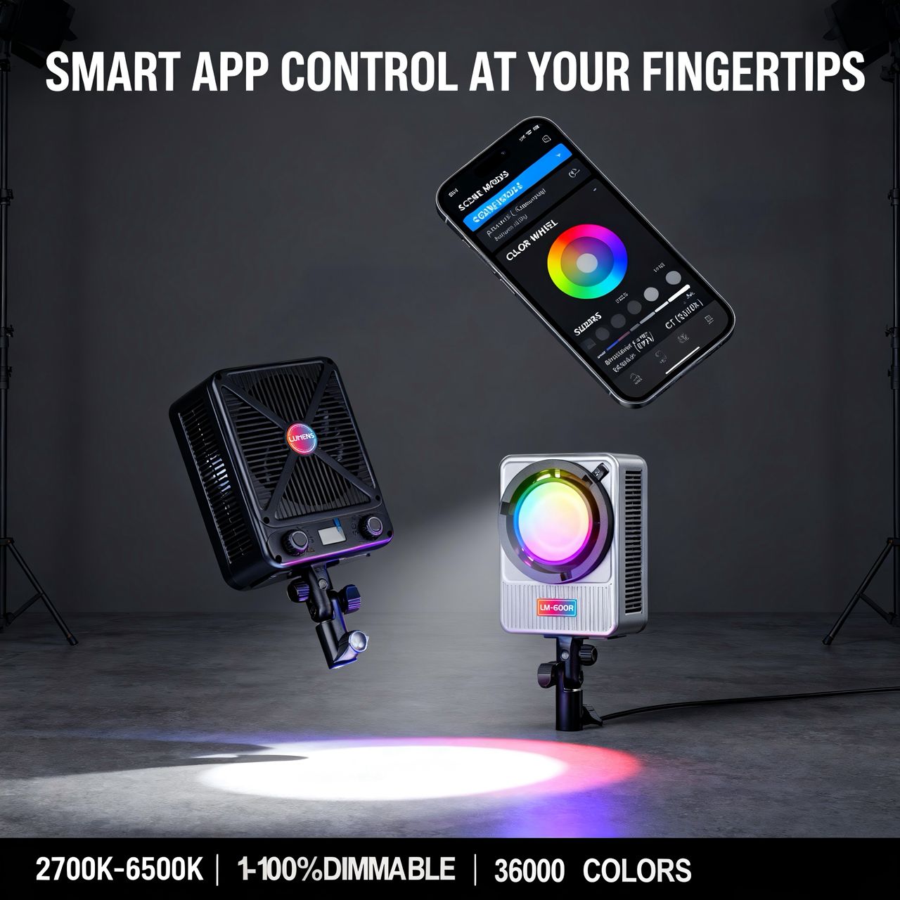 Lumens LM-600R Smart App Control Color Wheel