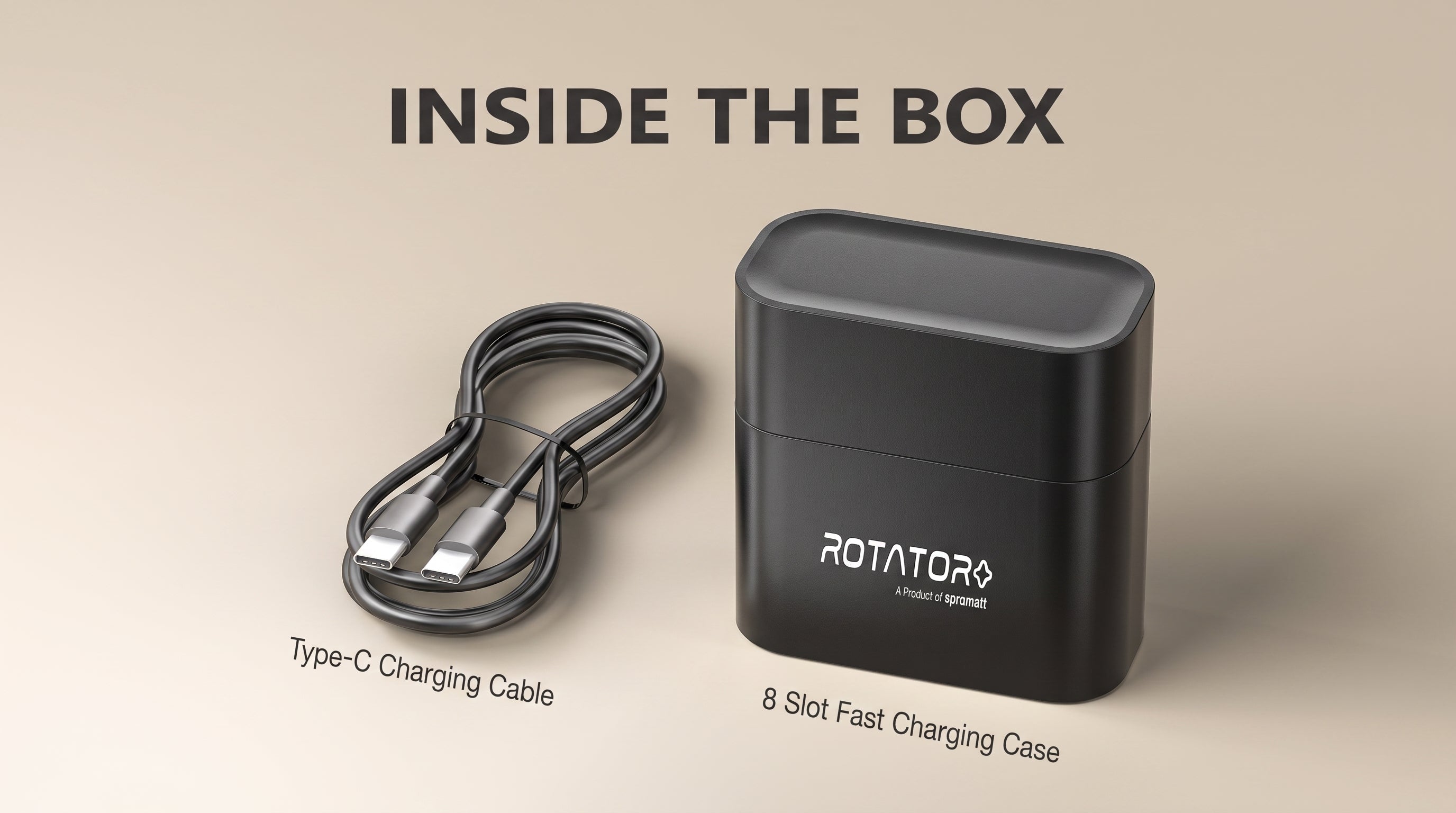 Rotator (RC 101) 8-Slot Charger for AA & AAA Ni-Mh & Li-ion Rechargeable Batteries
